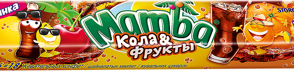 Жевательная конфета Mamba кола и фрукты, 79.5 г
