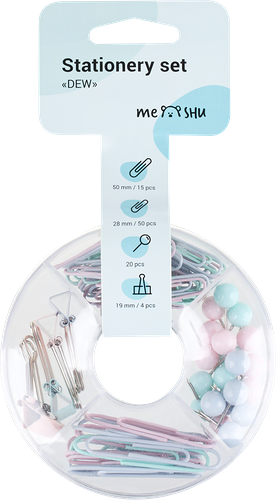 Набор канцтоваров MESHU Dew, Арт. MS_36944, 89шт