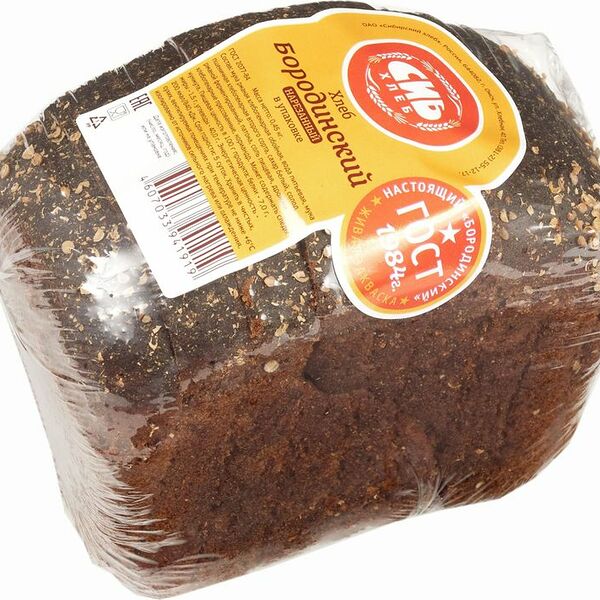 Хлеб Сибхлеб Бородинский нарезка