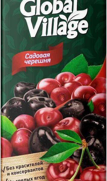 Напиток сокосодержащий Global Village Садовая черешня 950 мл