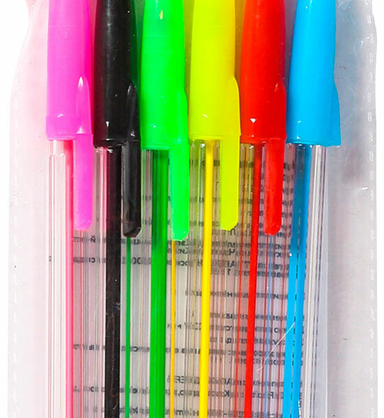 Набор шариковых ручек Моя Цена цветные, 6 шт