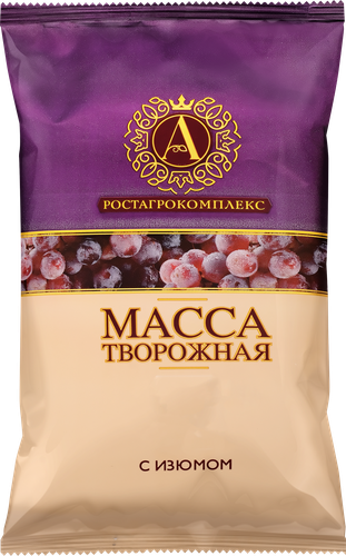 

Масса творожная А. Ростагрокомплекс изюм 20% 180 г