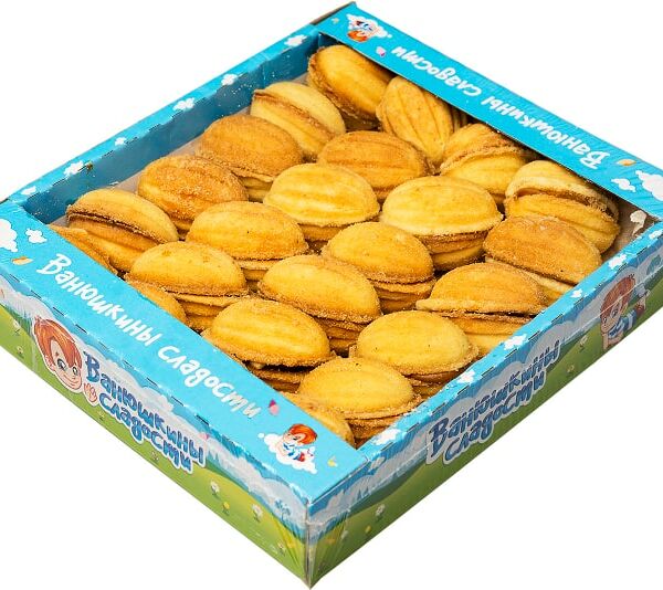 Печенье Ванюшкины Сладости Орешки из детства сдобное 500г