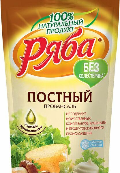 Соус майонезный Ряба Постный провансаль 50%