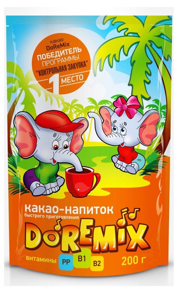 

Какао Лантэль Doremix растворимое флоупак 200 г