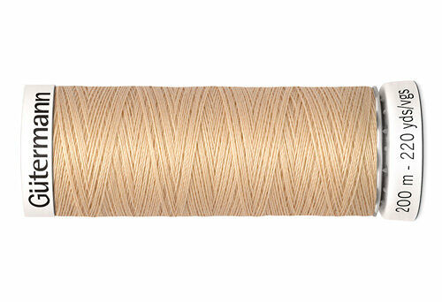748277 Нить Sew-all для всех материалов, 200м, 100% п/э Gutermann(421 топленое молоко)