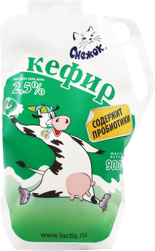 

Кефир 2,5% Снежок 900 г