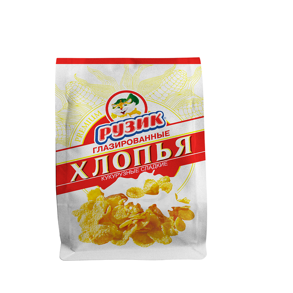 Хлопья кукурузные глазированные ТМ Рузик