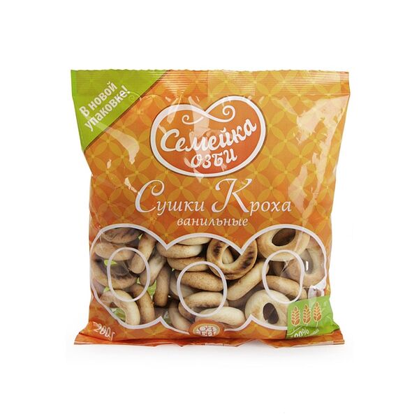 Сушки Кроха Семейка Озби с ванилью