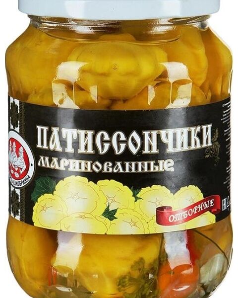 Патиссончики маринованные Скатерть-Самобранка отборные