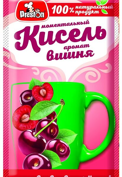 Кисель Preston вишня 30г