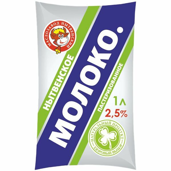 Молоко Нытвенское пастеризованное 2,5%