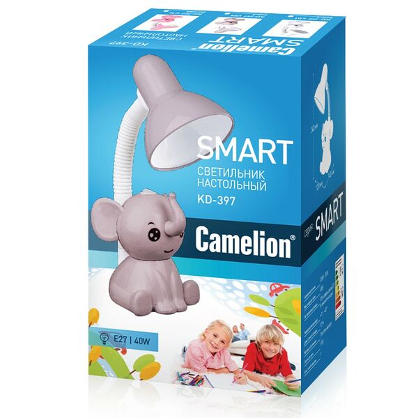 Лампа настольная Camelion Слоник KD-397