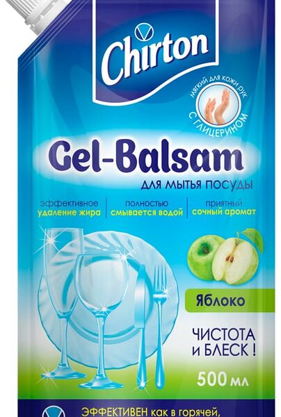 Гель-бальзам для мытья посуды Chirton Яблоко