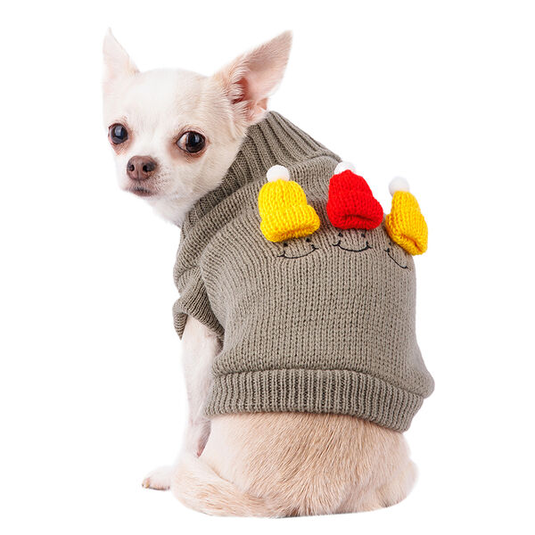 Свитер для собак 25см S болотный (унисекс)