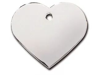 Жетон Сердце большое серебряное