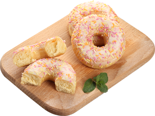 

Донат Лента Fresh с ванильной глазурь 53 г