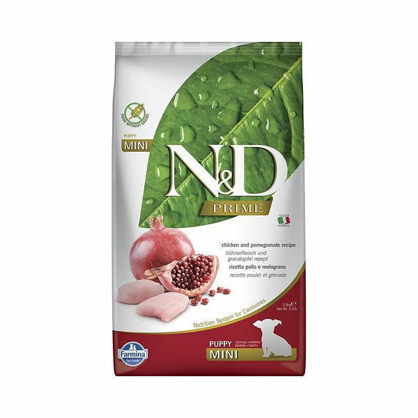 Корм для щенков FARMINA N&D Prime Line для мелких пород курица гранатом  сух. 2,5 кг