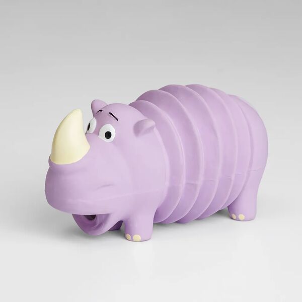 Игрушка из латекса для собак Носорог, 19х9х9,5 см