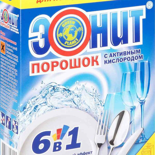 Порошок для посудомоечных машин 6 в 1 Эонит с активным кислородом