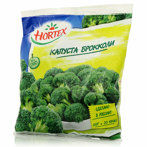 Капуста брокколи свежезамороженная ТМ Hortex (Хортекс)
