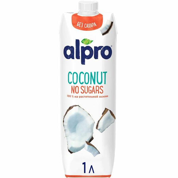 Напиток кокосовый Alpro без сахара 1.2% 1 л
