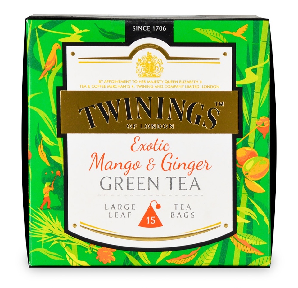 

Чай зеленый Twinings Экзотическое манго и имбирь