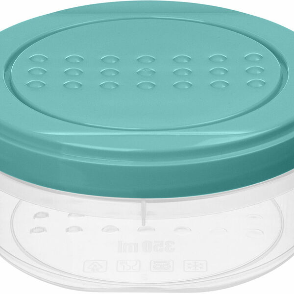 Банка Профит Хаус с завинчивающейся крышкой с декором, 350 мл