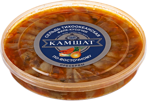 

Сельдь Камшат По-восточному филе-кусочки 180 г