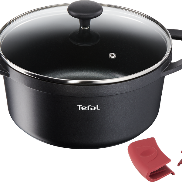 Кастрюля TEFAL Pro Cook, со стеклянной крышкой, литой алюминий, 4.5л Арт. E2184675