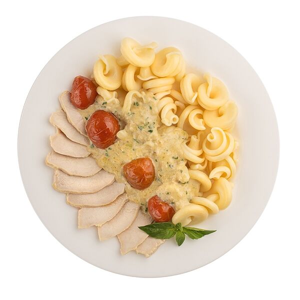 Паста с куриным филе в соусе Альфредо Taste of Уже Готово