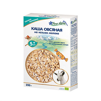 Каша овсяная Fleur Alpine на козьем молоке с 5 месяцев 200г