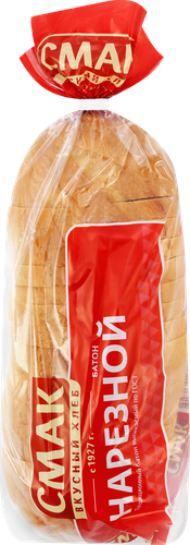 

Батон Смак Нарезной в нарезке 330 г