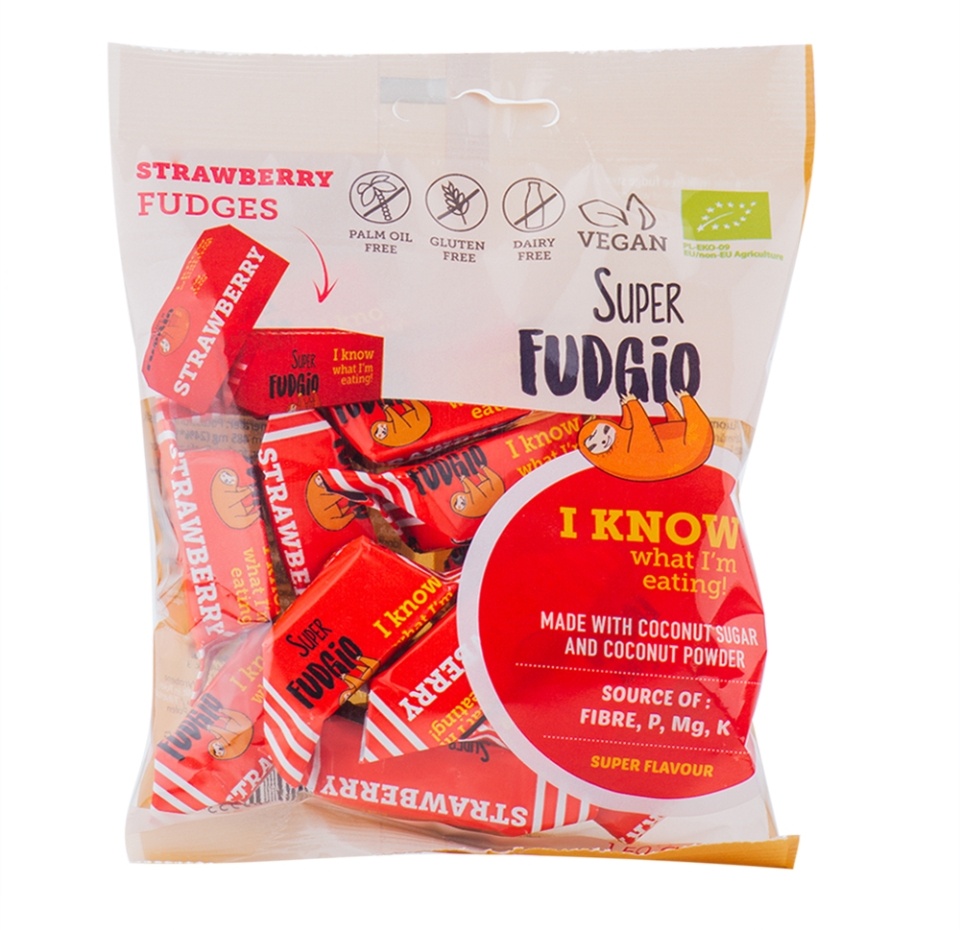 

Конфеты клубничные Super Fudgio 150 г