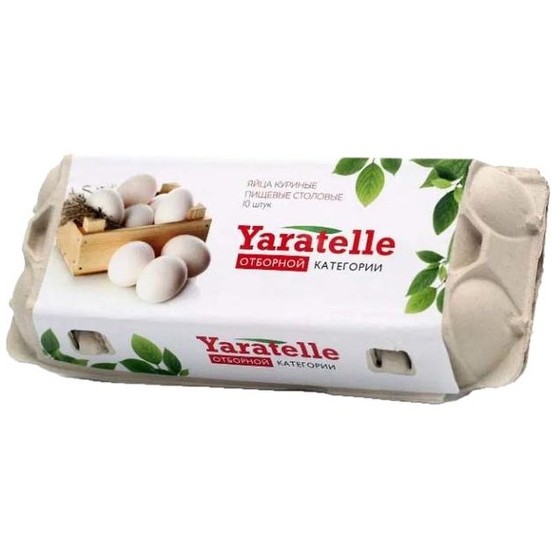 

Яйца Yaratelle куриные С0 10 шт. 550 г