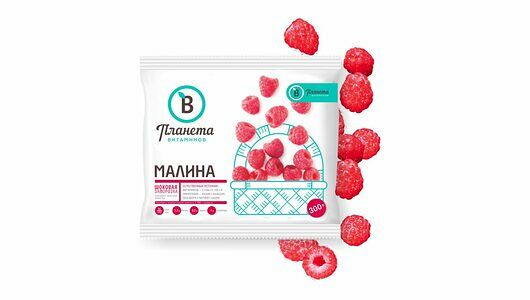 Малина замороженная Планета Витаминов 300 г