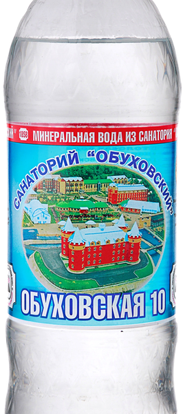 Вода минеральная ОБУХОВСКАЯ 10 лечебно-столовая газированная
