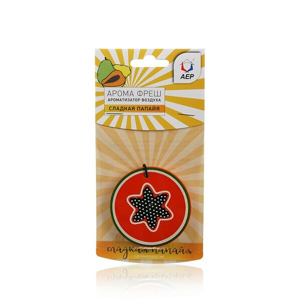 Ароматизатор воздуха для автомобиля АЕР Арома Фреш Сладкая папайя