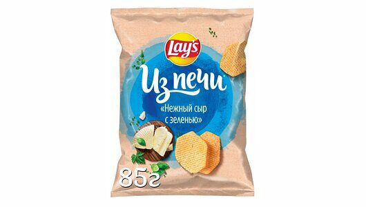 Чипсы картофельные Lay's Из печи Нежный сыр с зеленью 85г