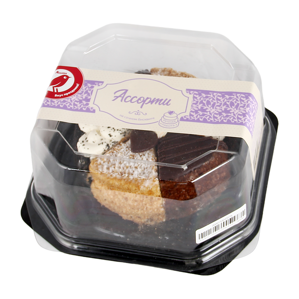 Торт Север-Метрополь Ассорти 3 бисквитных вкуса