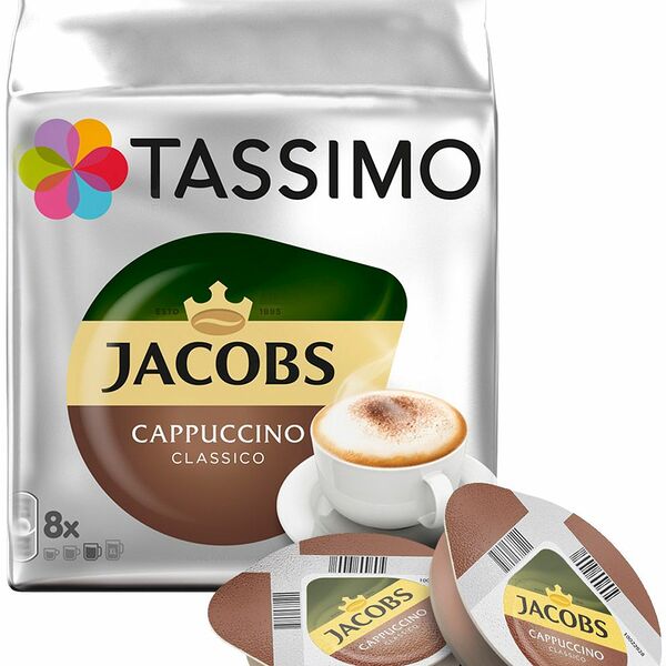 Кофе в капсулах Jacobs Cappuccino Classico Tassimo, 8 шт.