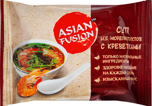 Суп Asian Fusion из морепродуктов с креветками 12 г