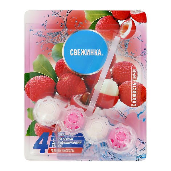 Подвеска для унитаза `СВЕЖИНКА` Свежесть личи 50 г
