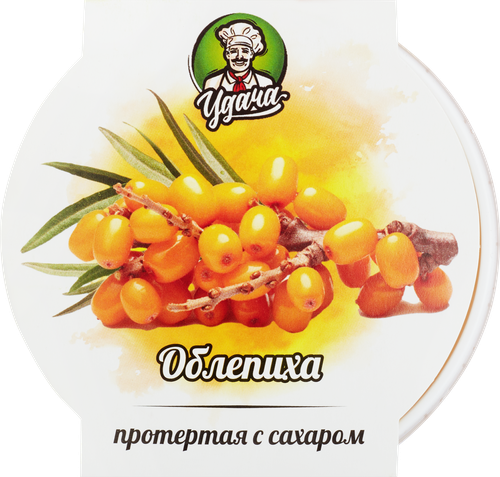 

Облепиха УДАЧА протертая с сахаром, 200г
