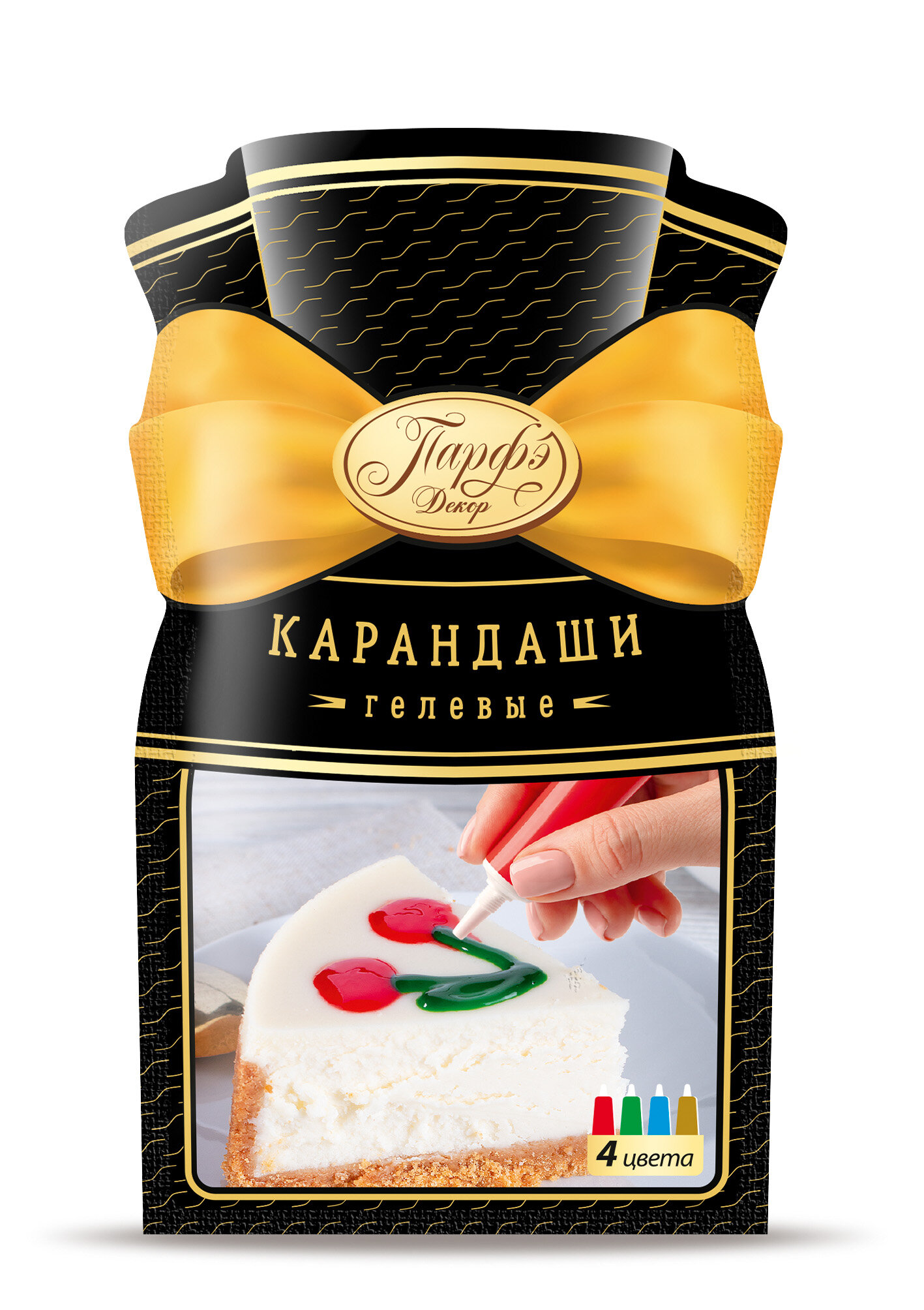 

Декор кондитерский Парфэ Декор Карандаши гелевые цветные 64 г дизайн упаковки в ассортименте