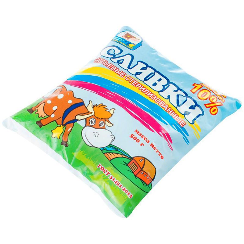 

Сливки МК Ставропольский стерилизованные 10%, 500 мл