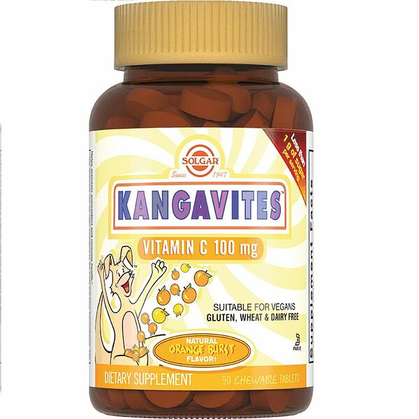 Solgar Kangavites Vitamin С 90 шт таблетки жевательные для детей