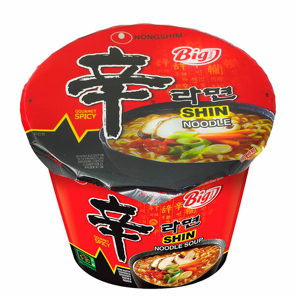 Лапша быстрого приготовления Шин рамен острая, Nongshim, 114 г