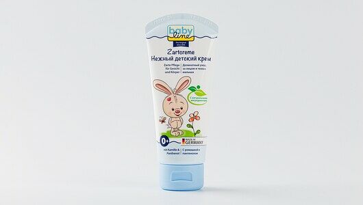 Детский крем нежный Babyline с ромашкой и пантенолом 0+ 75 мл