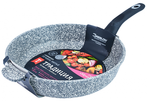 Сковорода антипригарная Традиция Мрамор 28 см